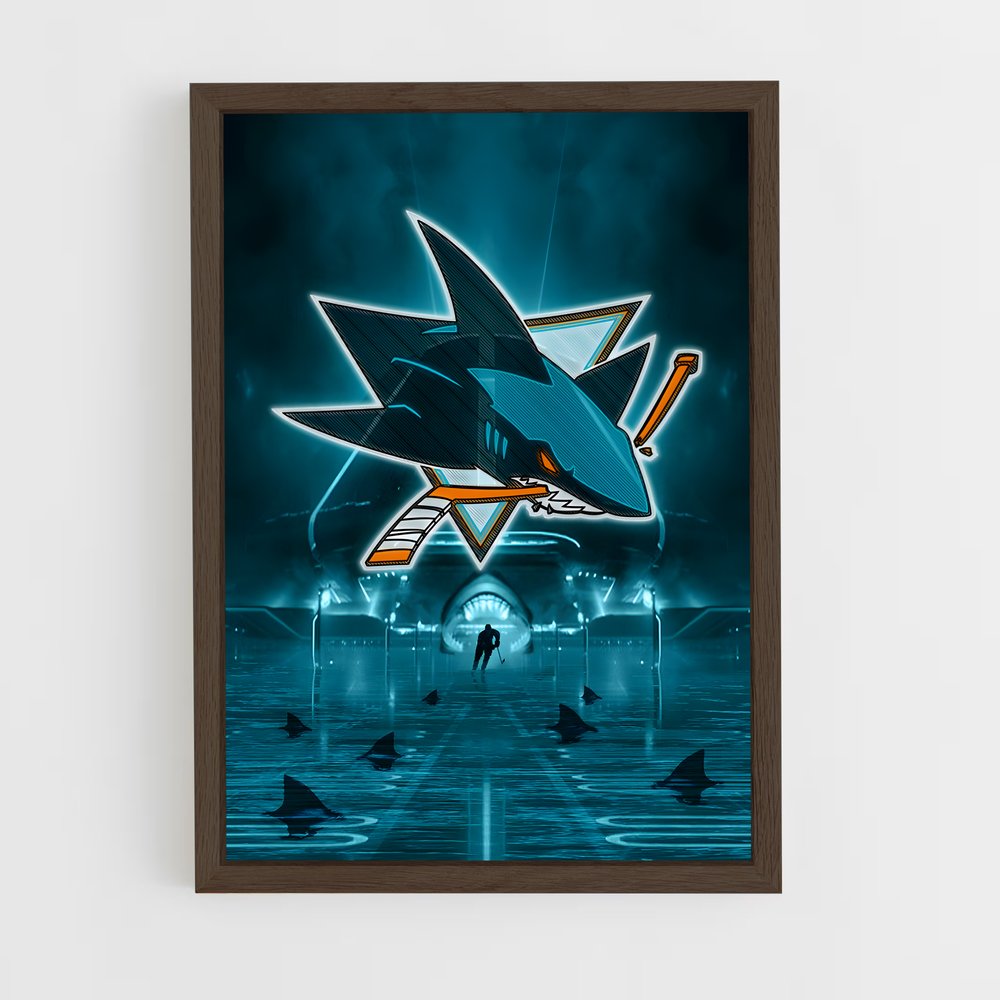 Poster Nageur Étoilé – affiche Hockey sur glace (vue 5)